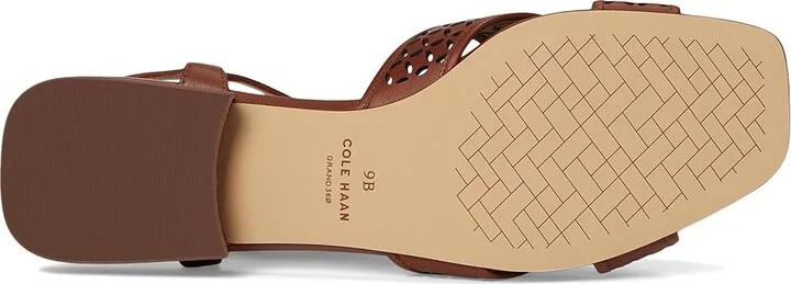 Cole Haan Patie Sandals Women's Sandals Dark Cuoio Perforated Leather : 5.5 B - Medium - Image 3