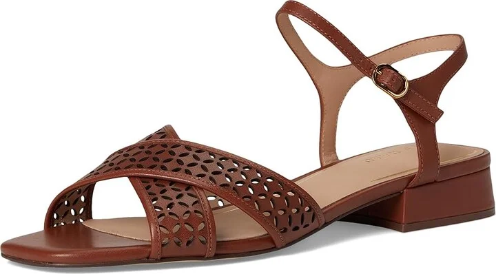 Cole Haan Patie Sandals Women's Sandals Dark Cuoio Perforated Leather : 5.5 B - Medium - Image 5