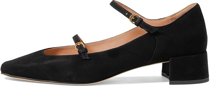 Cole Haan Paxton Maryjane Pump High Women's Heels Black Suede : 6.5 B - Medium, Leather/Rubber - Image 5