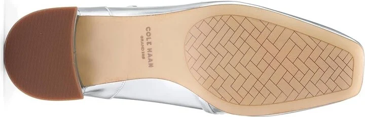 Cole Haan Paxton Maryjane Pump High Women's Heels Silver Specchio : 9.5 B - Medium, Leather/Rubber - Image 3