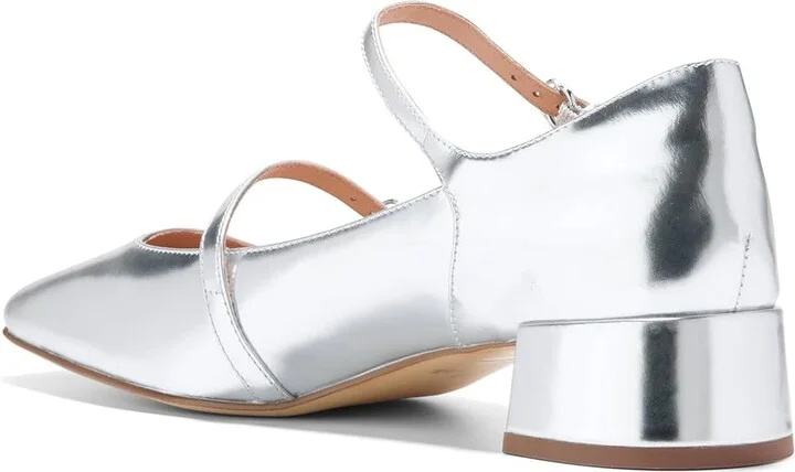 Cole Haan Paxton Maryjane Pump High Women's Heels Silver Specchio : 9.5 B - Medium, Leather/Rubber - Image 4