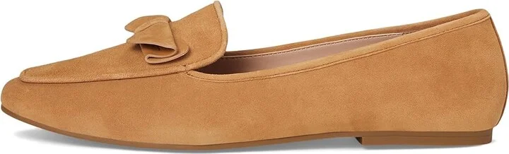 Cole Haan Payson Soft Bow Loafers Women's Shoes Biscuit Suede : 7 B - Medium, Leather - Image 6