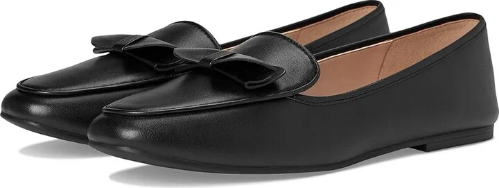 Cole Haan Payson Soft Bow Loafers Women's Shoes Black Leather : 5 B - Medium