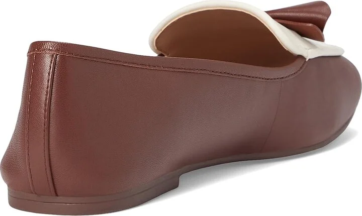 Cole Haan Payson Soft Bow Loafers Women's Shoes Dark Cuoio/Ivory Leather : 8.5 B - Medium - Image 4