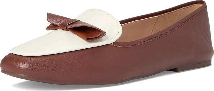 Cole Haan Payson Soft Bow Loafers Women's Shoes Dark Cuoio/Ivory Leather : 8.5 B - Medium - Image 5