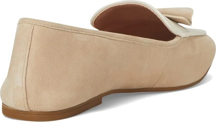 Cole Haan Payson Soft Bow Loafers Women's Shoes Light Sesame Suede/Ivory Leather : 7.5 B - Medium - Image 4