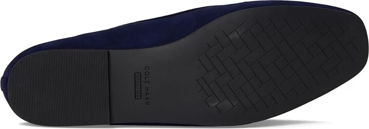 Cole Haan Payson Soft Bow Loafers Women's Shoes Midnight Moon Suede : 6 B - Medium, Leather - Image 3