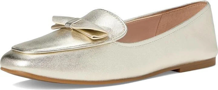 Cole Haan Payson Soft Bow Loafers Women's Shoes Soft Gold Leather : 10 B - Medium - Image 5