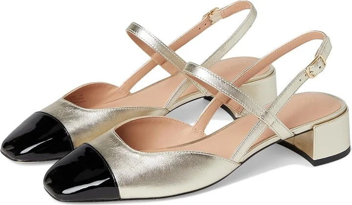 Soft Gold Leather,black Patent Leather