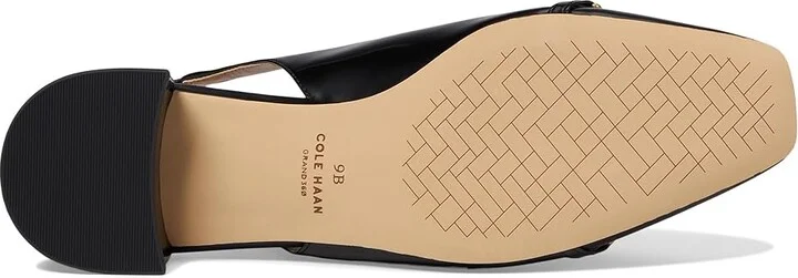 Cole Haan Penley Slingbck Pump High Women's Heels Black Box Leather : 7 B - Medium, Leather/Rubber - Image 3