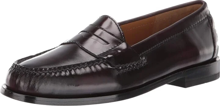 Cole Haan Pinch Penny Men's Slip-on Dress Shoes Burgundy : 6 D - Medium, Leather - Image 2