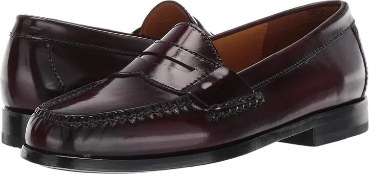 Cole Haan Pinch Penny Men's Slip-on Dress Shoes Burgundy : 6 D - Medium, Leather