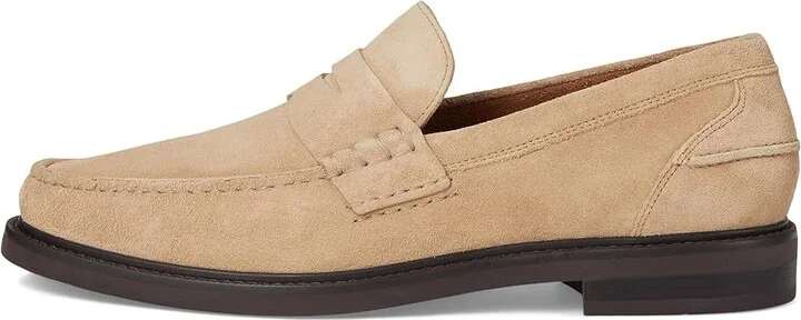 Cole Haan Pinch Prep Penny Loafer Men's Lace Up Wing Tip Shoes Birchbeige Suede/Dark Chocolate : 7 D - Medium, Leather - Image 6