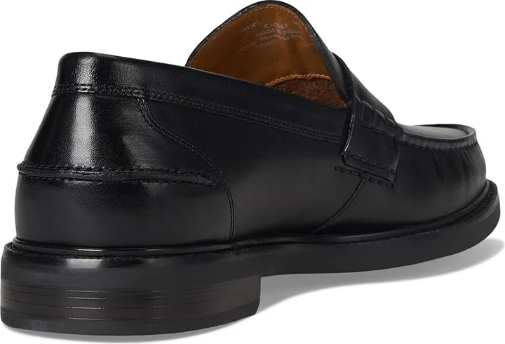 Cole Haan Pinch Prep Penny Loafer Men's Lace Up Wing Tip Shoes Black/Black : 7.5 W - Wide, Leather - Image 4