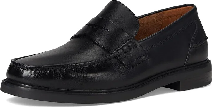 Cole Haan Pinch Prep Penny Loafer Men's Lace Up Wing Tip Shoes Black/Black : 7.5 W - Wide, Leather - Image 5