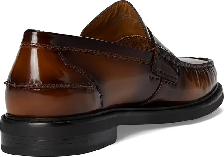 Cole Haan Pinch Prep Penny Loafer Men's Lace Up Wing Tip Shoes Dark Chocolate BOX Brush Off/Black : 9.5 D - Medium, Leather - Image 4