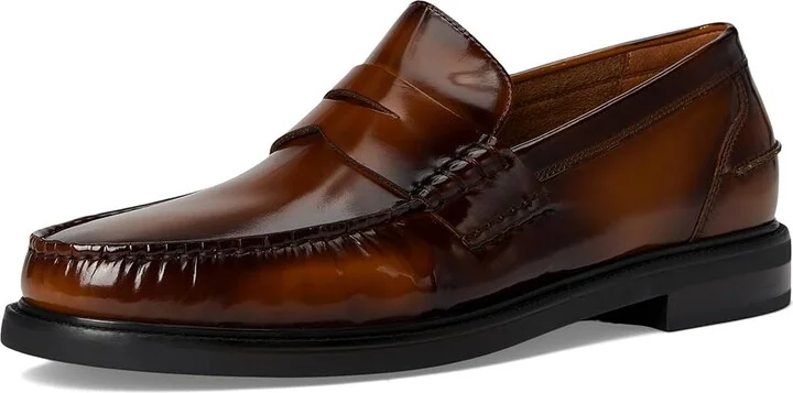 Cole Haan Pinch Prep Penny Loafer Men's Lace Up Wing Tip Shoes Dark Chocolate BOX Brush Off/Black : 9.5 D - Medium, Leather - Image 5