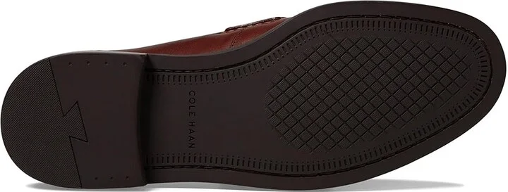 Cole Haan Pinch Prep Penny Loafer Men's Lace Up Wing Tip Shoes Scotch : 13 D - Medium, Leather - Image 3