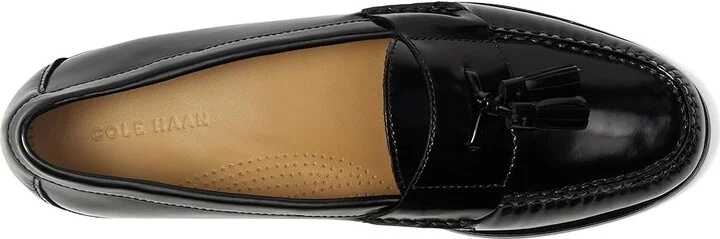 Cole Haan Pinch Tassel Men's Slip-on Dress Shoes Black : 9.5 B - Narrow, Leather - Image 3