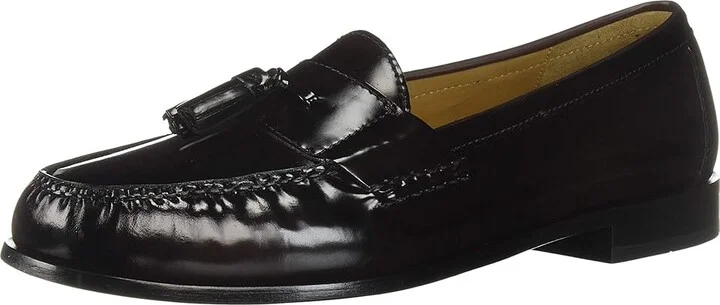 Cole Haan Pinch Tassel Men's Slip-on Dress Shoes Burgundy : 10 B - Narrow, Leather - Image 2