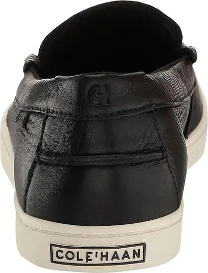 Cole Haan Pinch Weekender Penny Textured Men's Lace-up Boots Black Pebbled Leather/Ivory : 12 D - Medium - Image 4