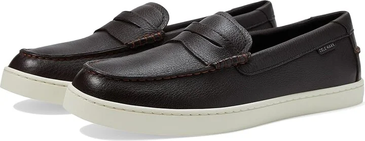 Cole Haan Pinch Weekender Penny Textured Men's Lace-up Boots Dark Chocolate Pebble/Ivory : 8.5 D - Medium, Leather