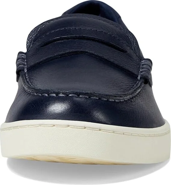 Cole Haan Pinch Weekender Penny Textured Men's Lace-up Boots Navy Blazer Pebbled Leather/Ivory : 8 D - Medium - Image 5