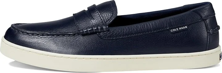 Cole Haan Pinch Weekender Penny Textured Men's Lace-up Boots Navy Blazer Pebbled Leather/Ivory : 8 D - Medium - Image 6