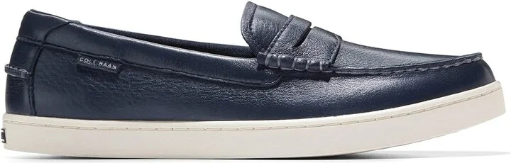 Cole Haan Pinch Weekender Penny Textured Men's Lace-up Boots Navy Blazer Pebbled Leather/Ivory : 8 D - Medium - Image 7