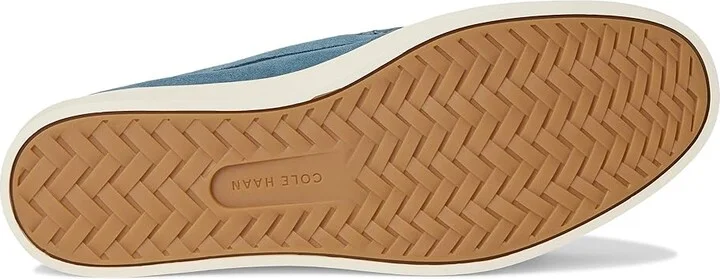 Cole Haan Pinch Weekender Venetians Men's Lace-up Boots China Blue Suede/Ivory : 7.5 D - Medium, Leather - Image 3