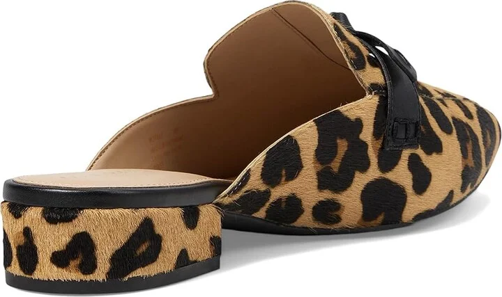 Cole Haan Piper Bow Mule Women's Flat Shoes Leopard Haircalf Print : 7.5 B - Medium, Leather - Image 4