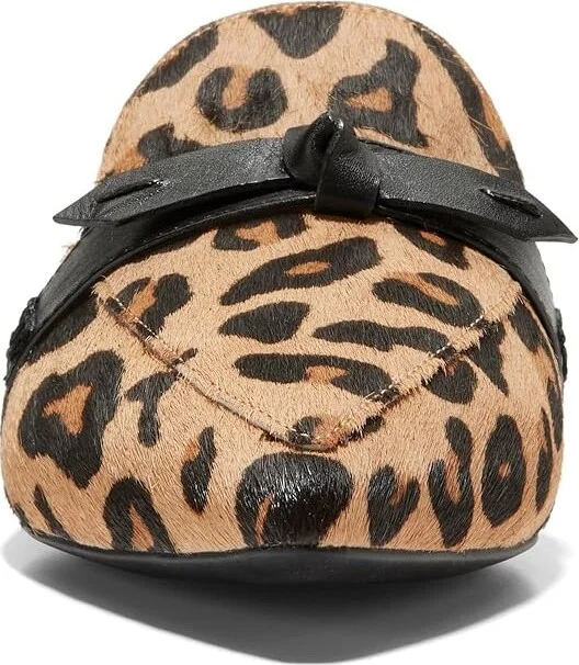 Cole Haan Piper Bow Mule Women's Flat Shoes Leopard Haircalf Print : 7.5 B - Medium, Leather - Image 5