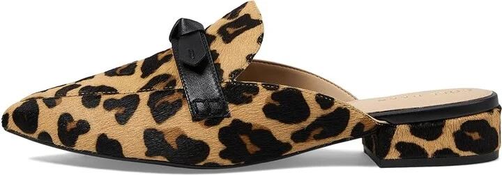 Cole Haan Piper Bow Mule Women's Flat Shoes Leopard Haircalf Print : 7.5 B - Medium, Leather - Image 6