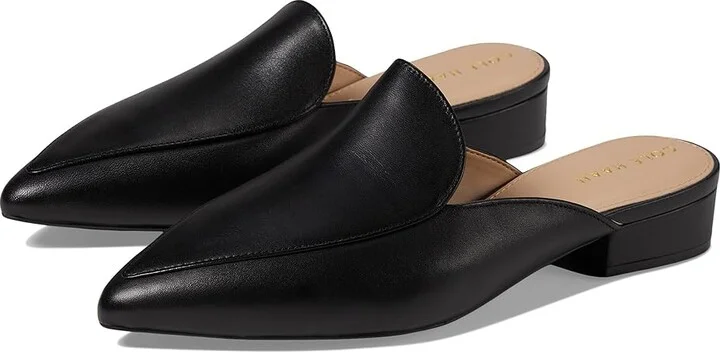 Cole Haan Piper Mule Women's Shoes Black Leather : 10 C - Wide