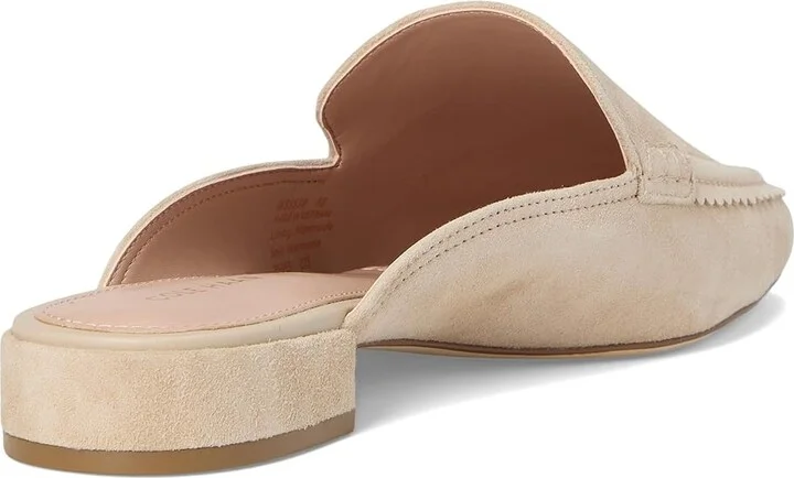 Cole Haan Pollina Scalloped Mule Loafers Women's Shoes Light Sesame Suede : 5.5 B - Medium, Leather - Image 4