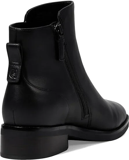 Cole Haan Ramona Ankle Bootie Waterproof Women's Boots Black Leather Waterproof : 11 B - Medium, Leather/Rubber - Image 4