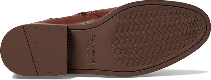 Cole Haan Ramona Ankle Bootie Waterproof Women's Boots Dark Cuoio Leather Waterproof : 11 B - Medium, Leather/Rubber - Image 3