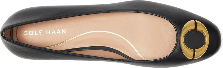 Cole Haan Skylar Ballet Flats Women's Shoes Black Leather : 10.5 B - Medium - Image 2