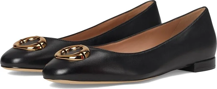 Cole Haan Skylar Ballet Flats Women's Shoes Black Leather : 10.5 B - Medium