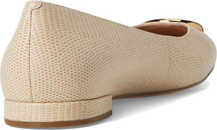 Cole Haan Skylar Ballet Flats Women's Shoes Oat Lizard Print Leather : 10 B - Medium - Image 4