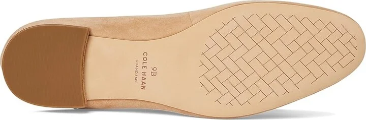 Cole Haan Skylar Ballet Flats Women's Shoes Tuscan Suede : 9 B - Medium, Leather - Image 3