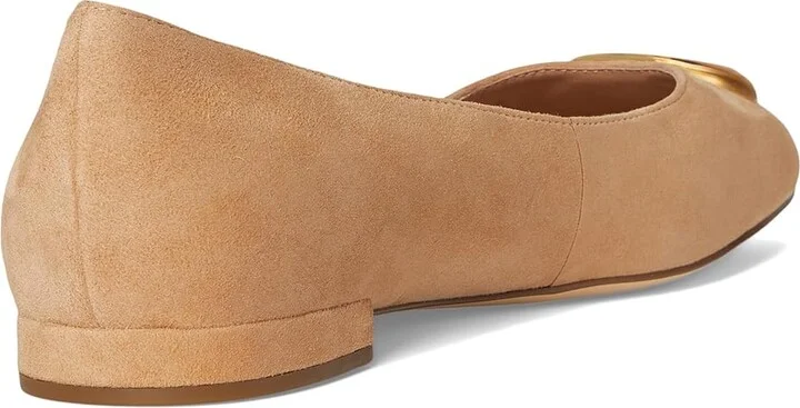 Cole Haan Skylar Ballet Flats Women's Shoes Tuscan Suede : 9 B - Medium, Leather - Image 4