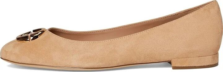 Cole Haan Skylar Ballet Flats Women's Shoes Tuscan Suede : 9 B - Medium, Leather - Image 6