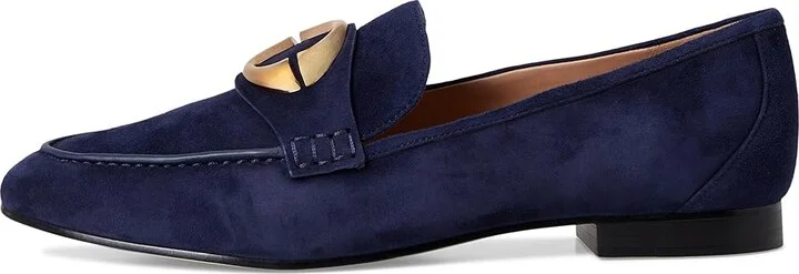 Cole Haan Skylar Loafers Women's Shoes Midnight Moon Suede : 11 B - Medium, Leather - Image 6