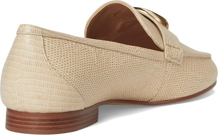 Cole Haan Skylar Loafers Women's Shoes Oat Lizard Print Leather : 6 B - Medium - Image 4