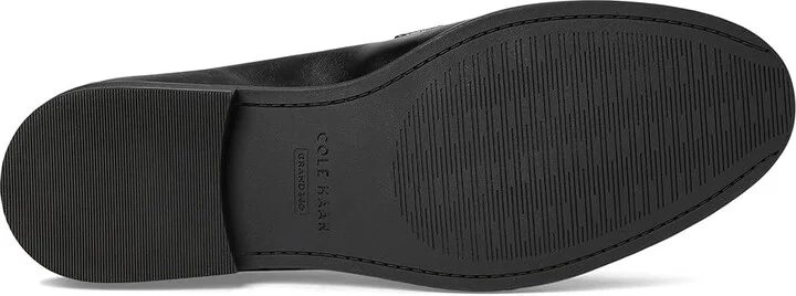 Cole Haan Stassi Bow Loafers Women's Shoes Black Leather : 7.5 B - Medium - Image 3