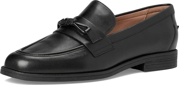 Cole Haan Stassi Bow Loafers Women's Shoes Black Leather : 7.5 B - Medium - Image 5
