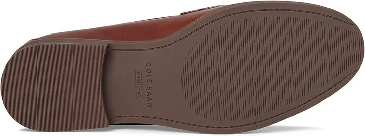 Cole Haan Stassi Bow Loafers Women's Shoes Dark Cuoio Leather : 7 B - Medium - Image 3