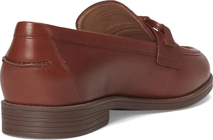 Cole Haan Stassi Bow Loafers Women's Shoes Dark Cuoio Leather : 7 B - Medium - Image 4
