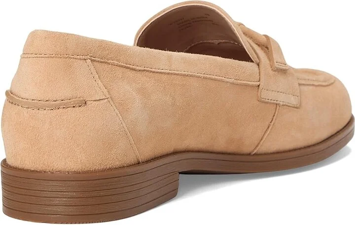 Cole Haan Stassi Bow Loafers Women's Shoes Tuscan Sand Suede : 8 B - Medium, Leather - Image 4